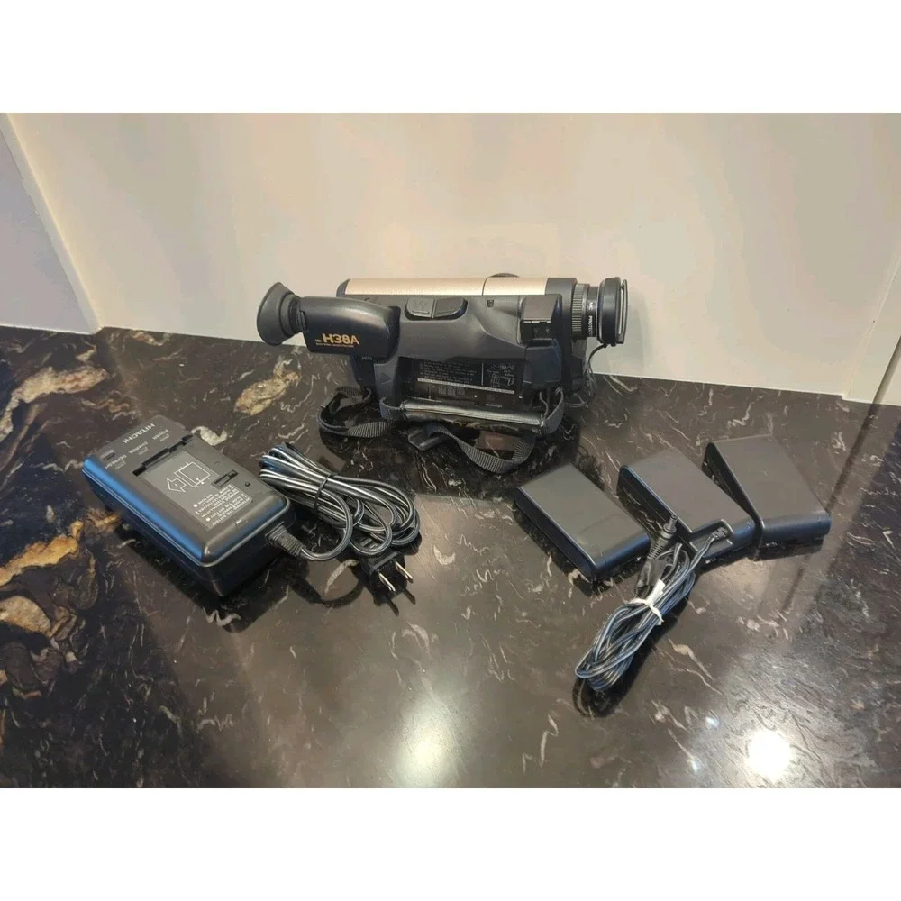 Hitachi VM-H38A Video 8 Hi8 Camcorder With Accessories. For Parts.